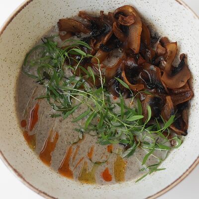 Грибной крем-суп в Блиныпицца по цене 540 ₽