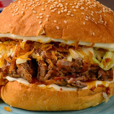 Пулд порк бургер XL в American BBQ по цене 34 р.