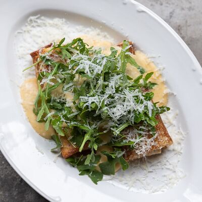 Блинчики с ветчиной и сыром в ЗоЗо по цене 395 ₽