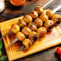 Картофель на Углях в Шашлычный Домик