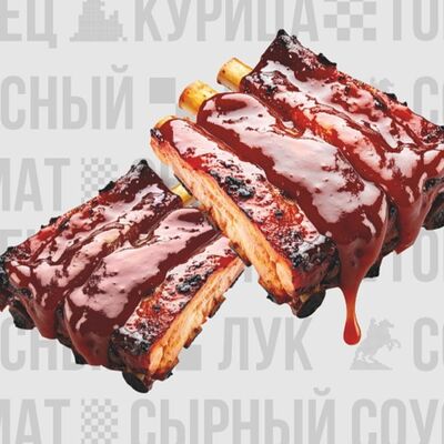 Рёбра в соусе кола-перец в VЛAVAШЕ по цене 790 ₽