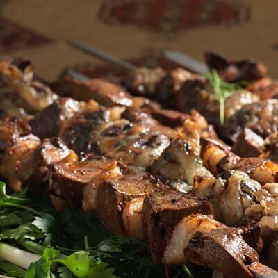 Печень с Курдюком в Огонь и Мясо по цене 540 ₽