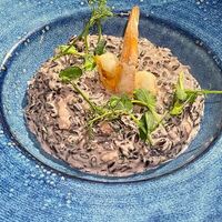 Ризотто Венере с тигровыми креветкамив Andiamo