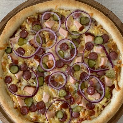 Пицца Охотничья в Pro Pizza гирос и точка по цене 780 ₽