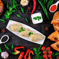 Логотип Беш манты