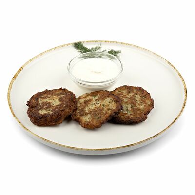 Драники со сметаной в Кафе на развилке по цене 470 ₽