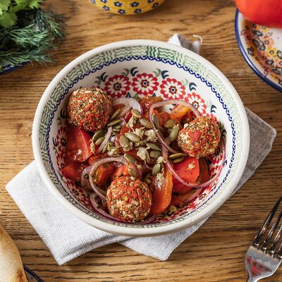 С томатами и печеным перцем в Ресторан-сыроварня Брынза по цене 435