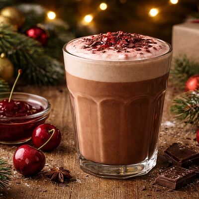 Какао Вишня в Кофе с тобой. Лимитированные напитки каждую неделю! по цене 490 ₽