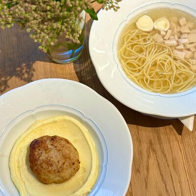 Ланч из двух блюд в Кулинария Ласка Гурмэ по цене 590 ₽