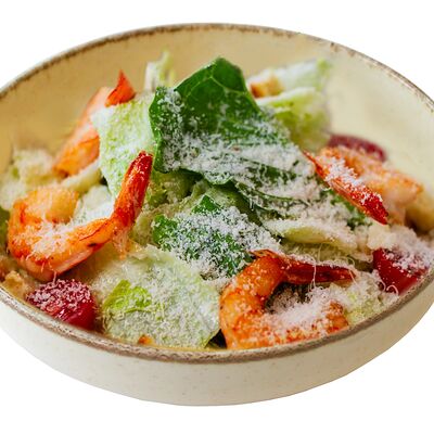 Цезарь с креветками в Scandy park по цене 570 ₽