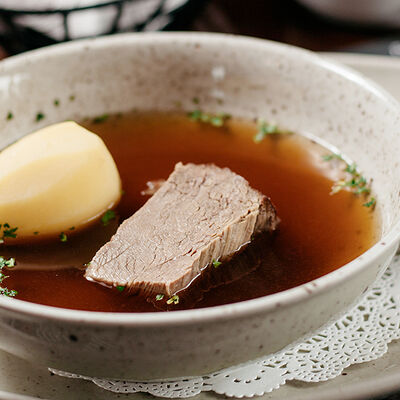 Cуп с телятиной и картофелем в Goodman по цене 720 ₽