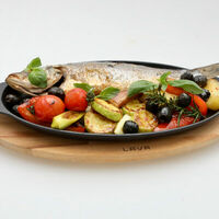 Сибас на гриле в Barelli