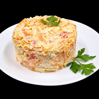 Салат Крабовый с кальмаром в Мир Вкуса по цене 199 ₽