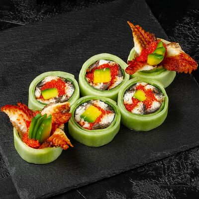 Спринг-ролл с угрем в Sushi House по цене 1070 ₽