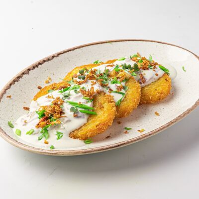 Хэшбраун с соусом из бекона в Финнеганс Вейк по цене 640 ₽