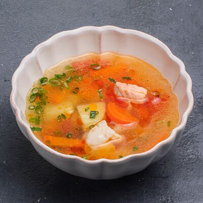 Уха по-фински сливочнаяв LAFALounge & cafe по цене 745 ₽