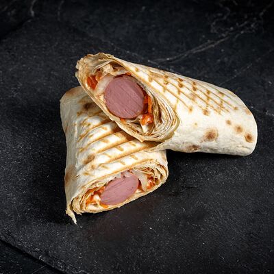 Сосиска в лаваше в ЭкспрессВиль по цене 280 ₽