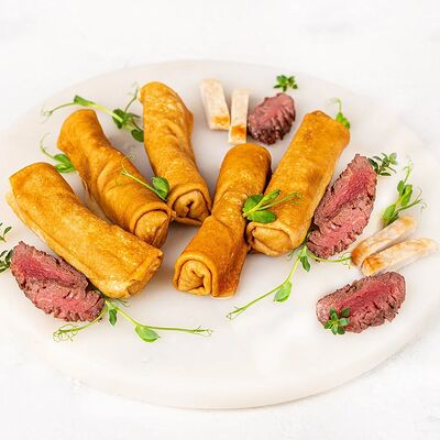 Блинчики с телятиной и свининой в У Палыча. С пылу, с жару! по цене 741 ₽