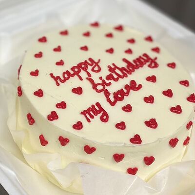 Бенто-торт Happy birthday my love в Сладкое бюро по цене 1750 ₽