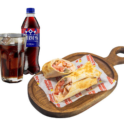 Сендвич ролл и Эвервесс кола в ФИЕСТА ПИЦЦА по цене 385 ₽