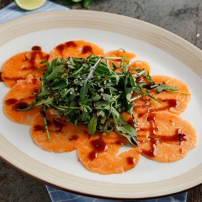 Карпаччо из лосося в Кукумбер по цене 790