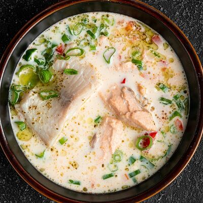 Уха по-фински в Ем с Матрёшкой по цене 770 ₽