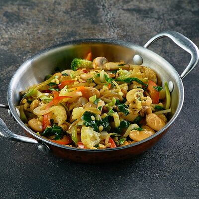 Пряные овощи с грибами в Баклажан в ТЦ 