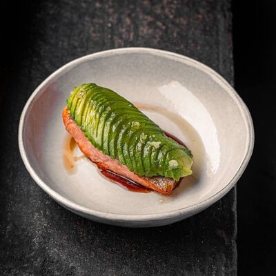 Форель гриль, авокадо и терияки в Техникум по цене 1090 ₽