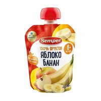 Пюре Яблоко, банан с 6 месяцев, Испания в Азбука Вкуса Экспресс Меню