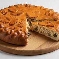 Пирог с картофелем и грибами в Любимая пекарня