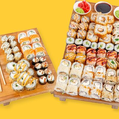 Комбо Бомба №4 (Сет Праздничный + Сет Гурман) в FixRolls по цене 2789 ₽