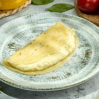 Кыстыбый с картофельным пюре, грибным рагу и трюфельным маслом в Kumpan