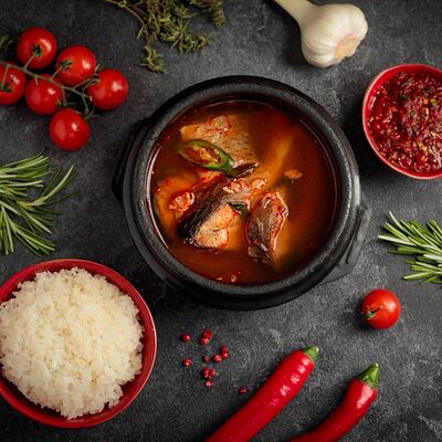 Острый суп из карпа в Корё по цене 780 ₽