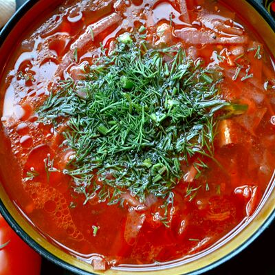 Постный борщ с черносливом в Борщ готов по цене 329 ₽