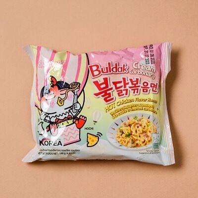 Острая лапша со вкусом курицы в соусе карбонара Samyang Корея в Lee's Food по цене 349