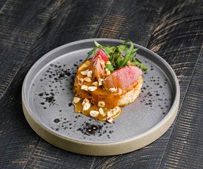 Паштет из печени цыпленка с мятно-абрикосовым чатни Яндекс в Снегири на Лагерном по цене 610 ₽