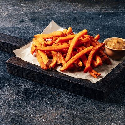 Батат с сыром пармезанв Стейк & Бургер Мираторг по цене 410 ₽