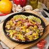 Картошка жареная с мясом и грибами в Барон Хабарон по цене 405