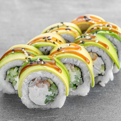 Зеленый дракон в Yoko sushi по цене 570 ₽