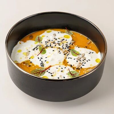 Крем-суп из тыквы с креветками в Italiani по цене 950 ₽