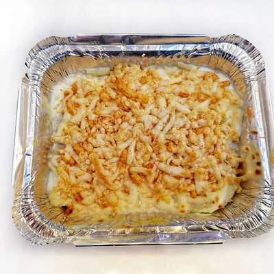 Картофельная запеканка с курицей и моцареллойв Домашний обед по цене 295 ₽
