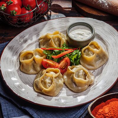 Манты с говядиной и бараниной в Пельмения по цене 719 ₽