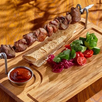 Шашлык из свинины в BBQ Beer Restaurant по цене 950 ₽