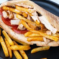 Гирос с курицей в Жар печь