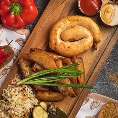 Колбаски из курицы в Алазани по цене 4200 ₸