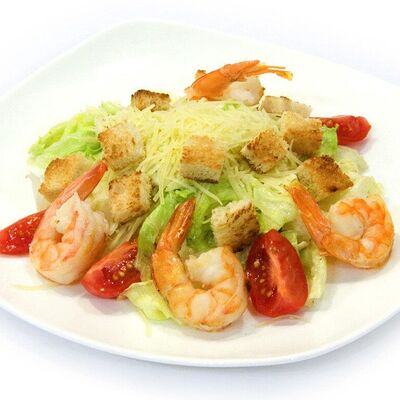 Цезарь с креветками в Жемчужина по цене 550 ₽
