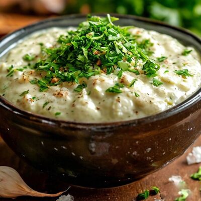 Чесночный соус в Рай вкуса по цене 80 ₽