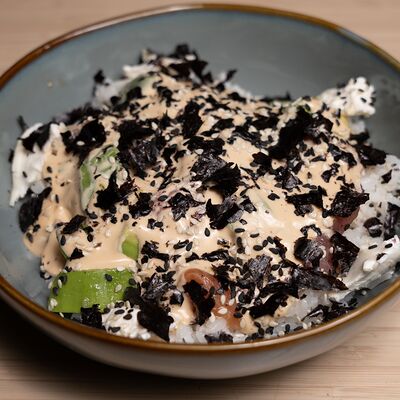 Поке Боул с семгой и тунцом в Green Dog по цене 945 ₽