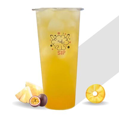 Ананас-маракуйя S в Sip bubble tea по цене 300 ₽