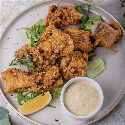 Сочная рыба в кляре в Refettorio по цене 750 ₽